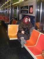 Так в московском метро я уже не посижу